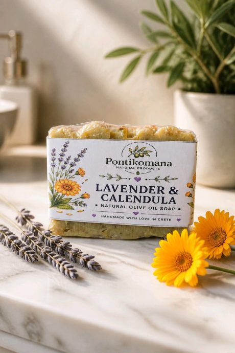 Calendula & Lavender Olive Oil Soap 100gr.