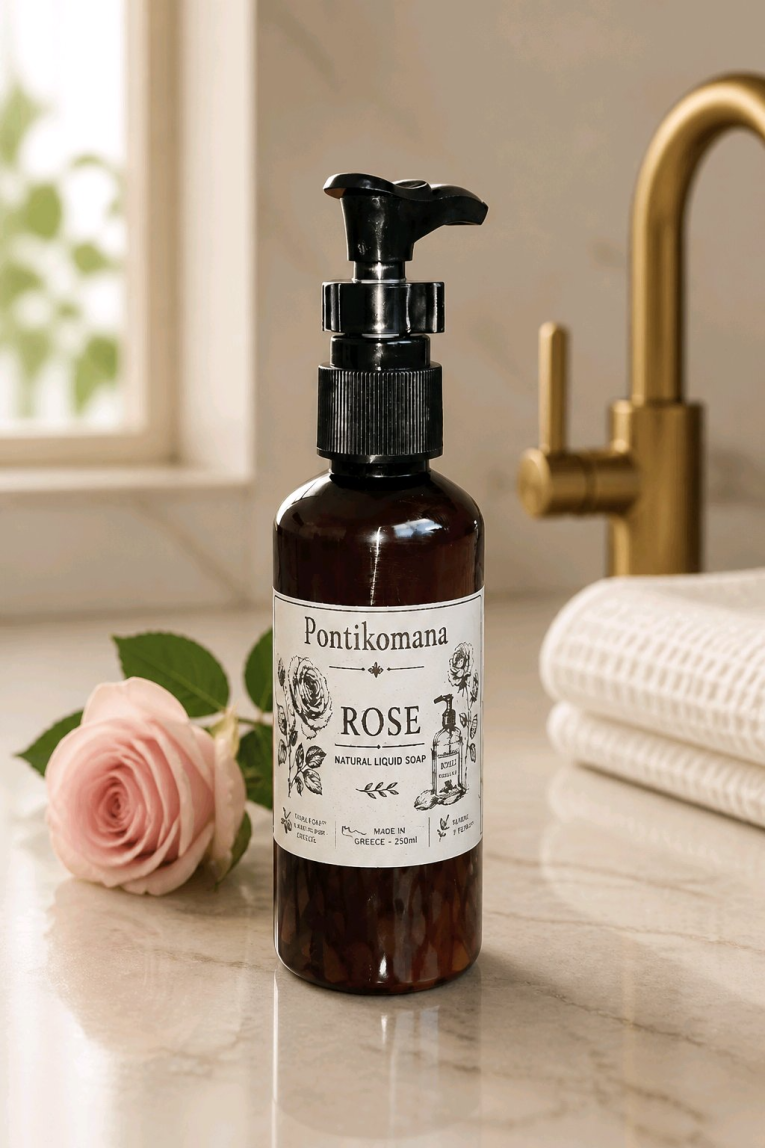 Rose Natural Liquid Soap
