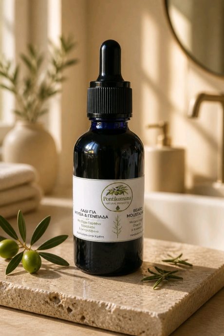 BEARD and MOUSTACHE oil.